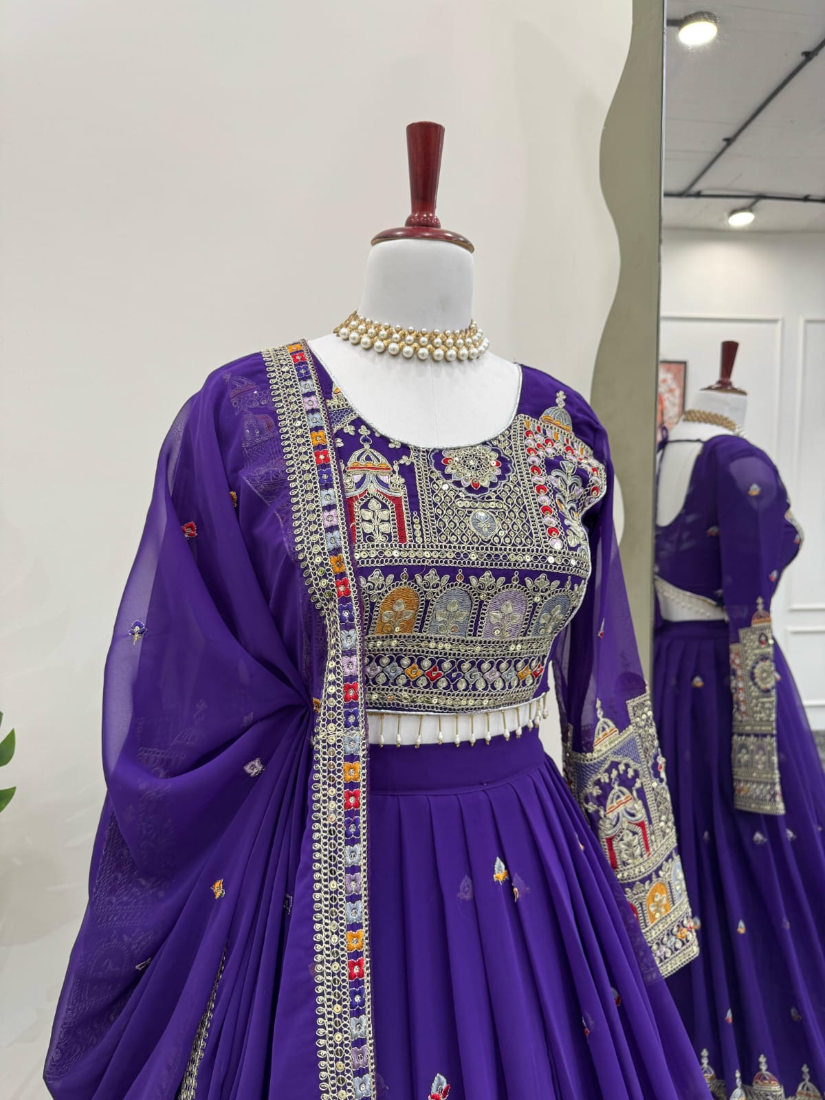 Lehenga Faux Georgette