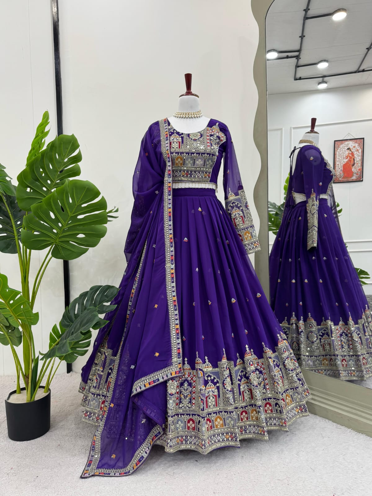 Lehenga Faux Georgette