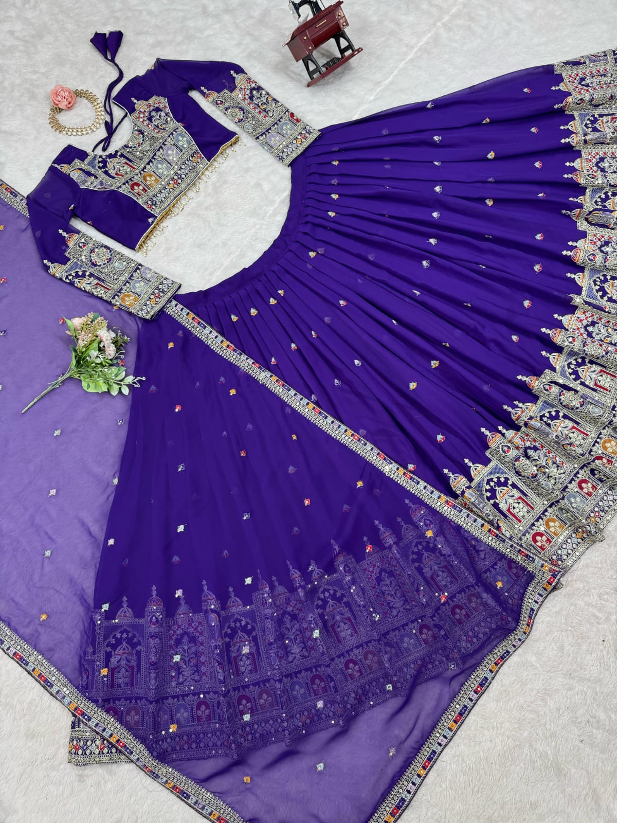 Lehenga Faux Georgette