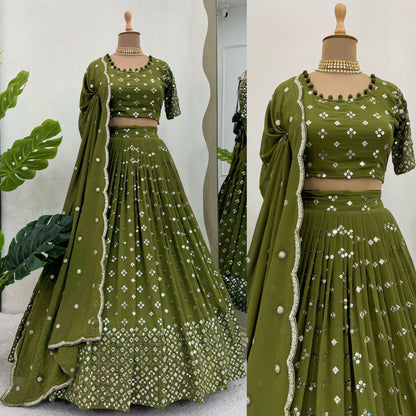 Premium Sequins Lehenga Set