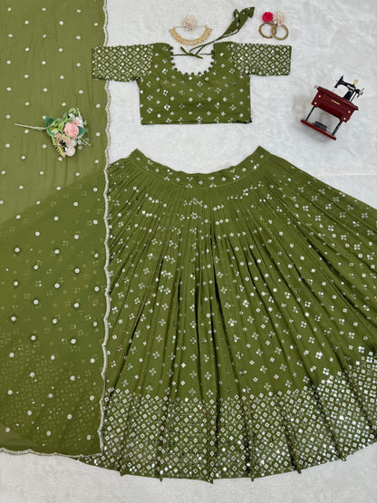 Premium Sequins Lehenga Set