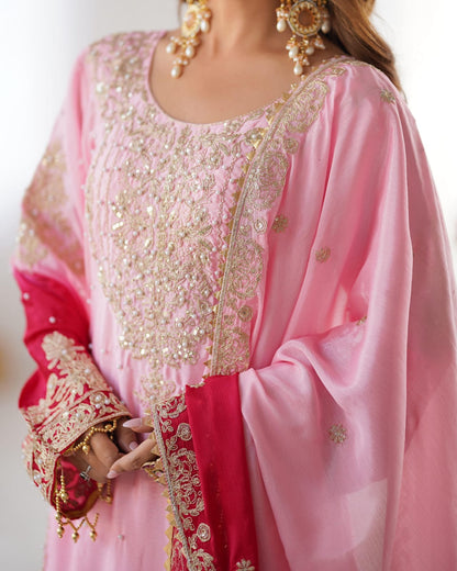 Premium 3-Piece Chinon Silk Suit