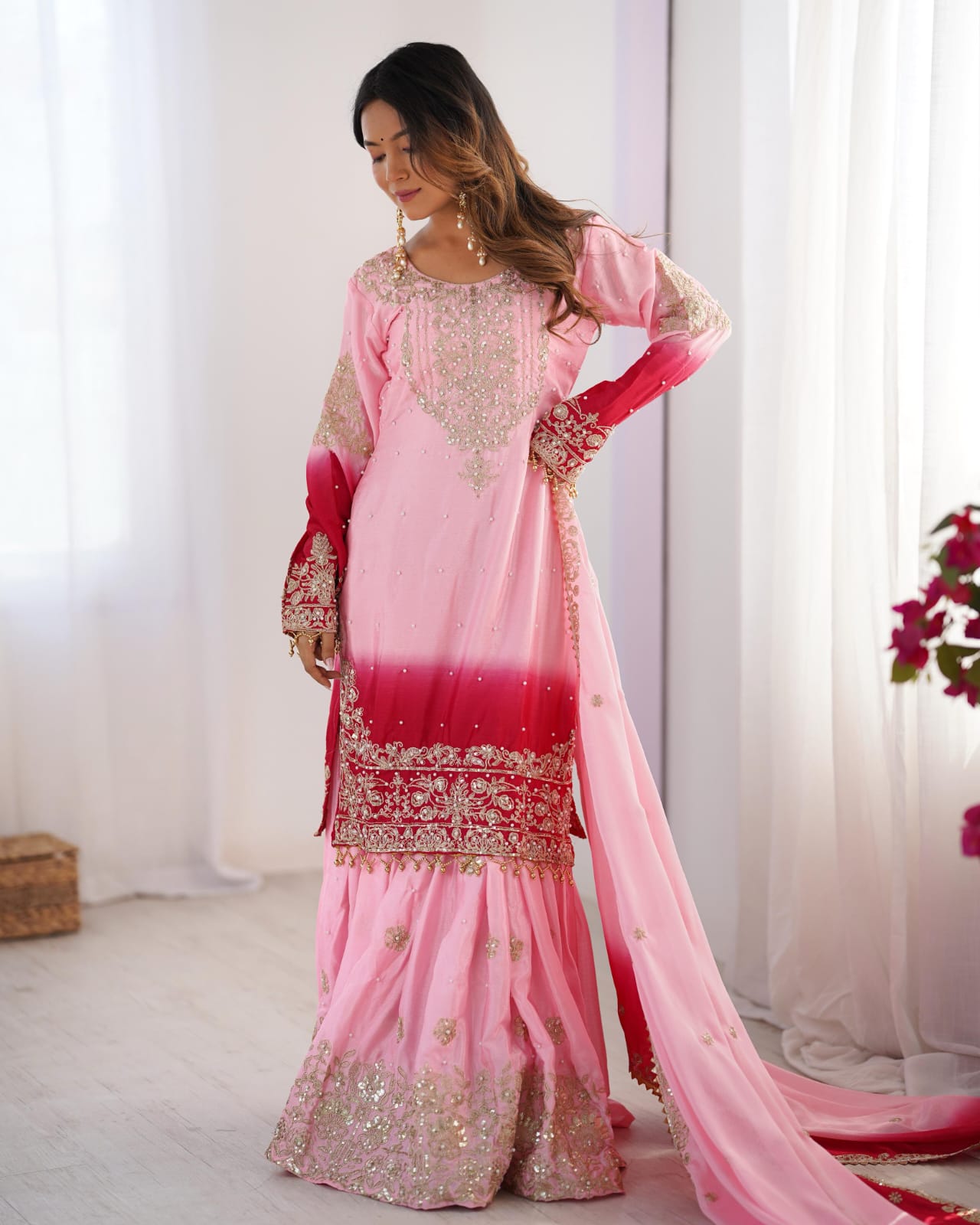 Premium 3-Piece Chinon Silk Suit