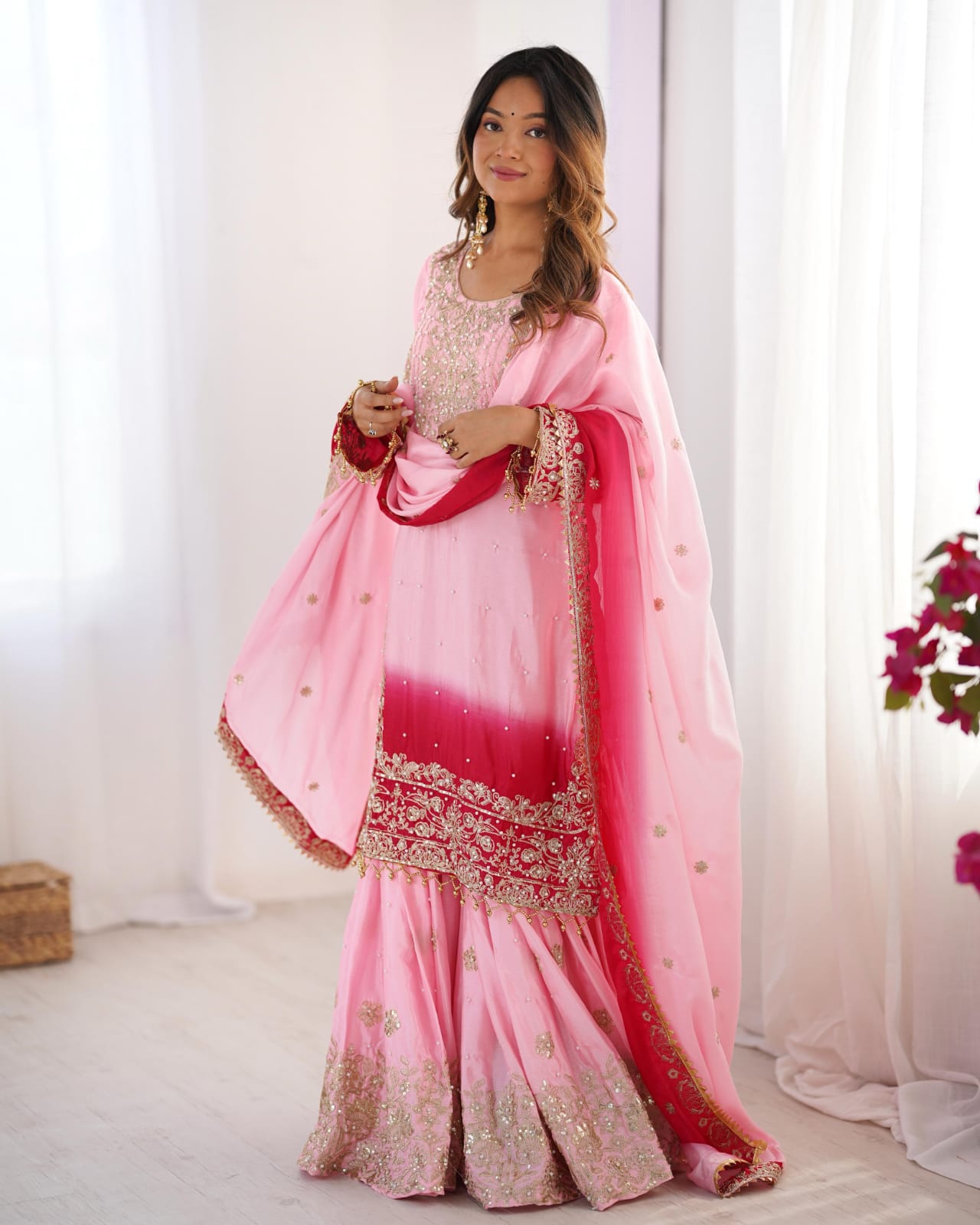 Premium 3-Piece Chinon Silk Suit