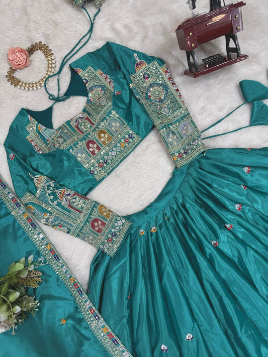 Elegant Coding Dori with Thread & Sequin detailing