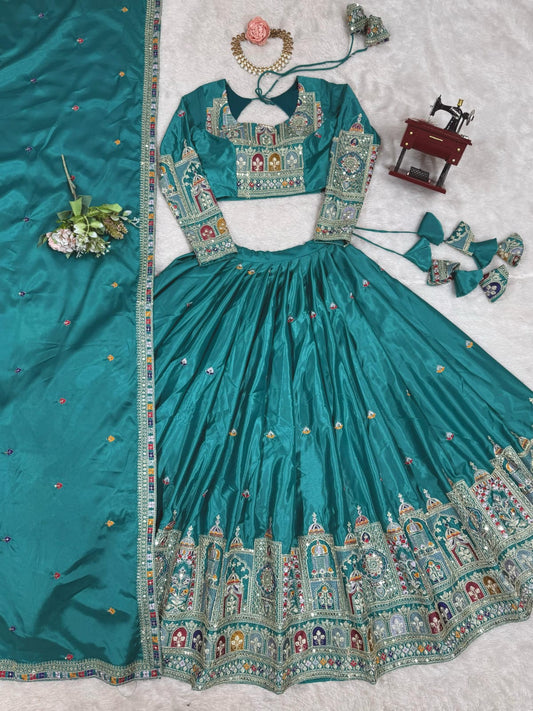 Elegant Coding Dori with Thread & Sequin detailing