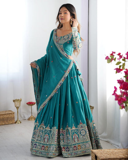 Elegant Coding Dori with Thread & Sequin detailing