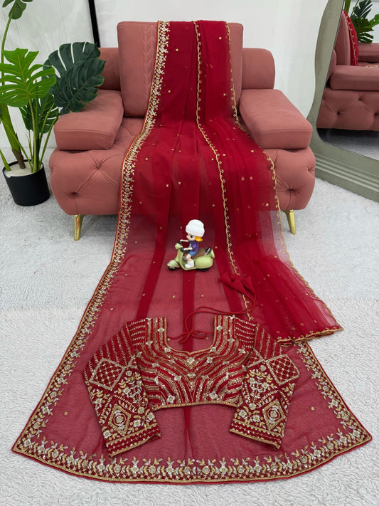 Elegant Faux Georgette